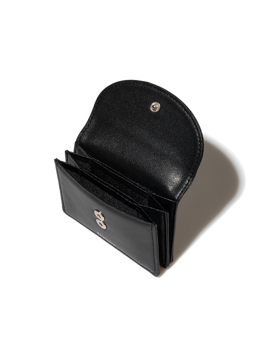 HALFMOON ACCORDION POCKET - BLACK