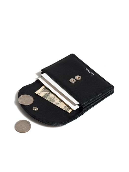 HALFMOON ACCORDION POCKET - BLACK