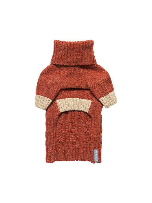 Brick Cashmere Knit