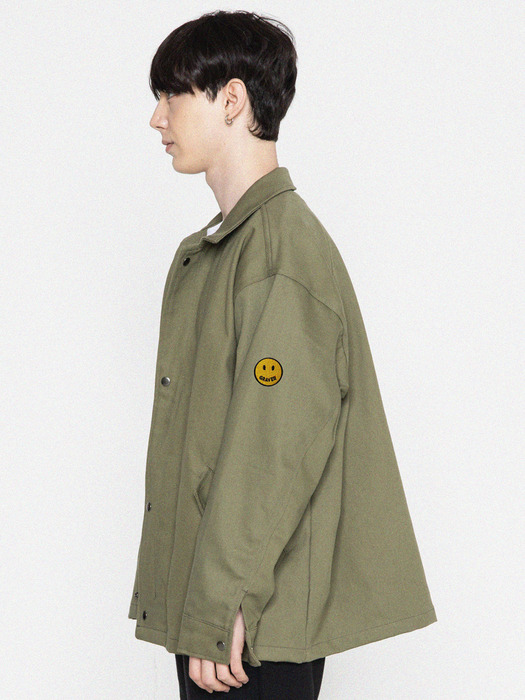 [UNISEX]도트스마일 자수 자켓_3color