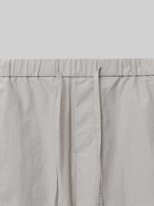 DOUBLE POCKET RELAXED TROUSERS-SAND BEIGE
