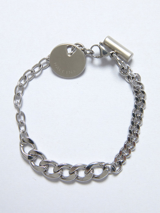 SILVER metal point bracelet(LA009)