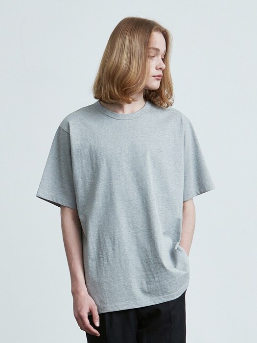 16color premium cotton t-shirt (gray)