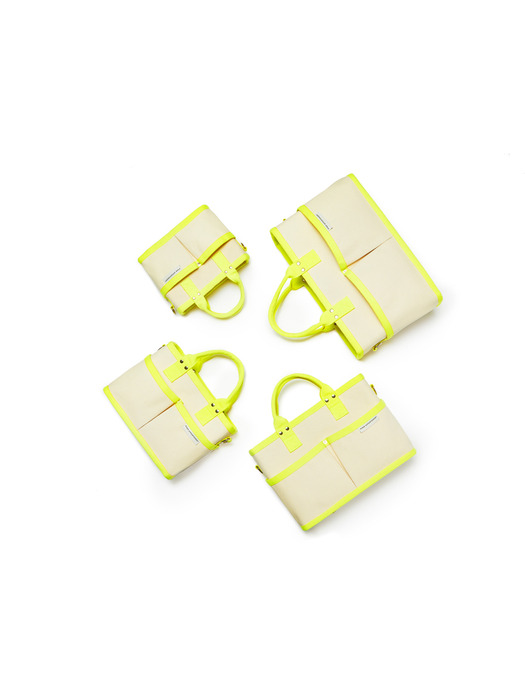 Neon Yellow Tumbler Bag
