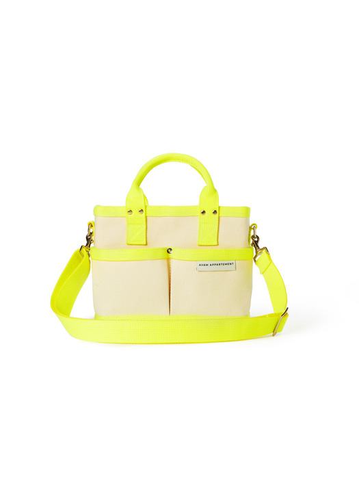 Neon Yellow Tumbler Bag