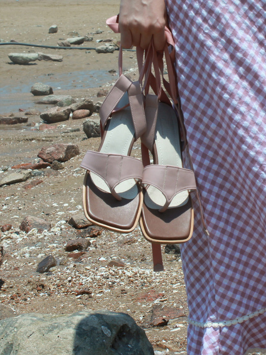 Ankle Strap Sandal (Pink)
