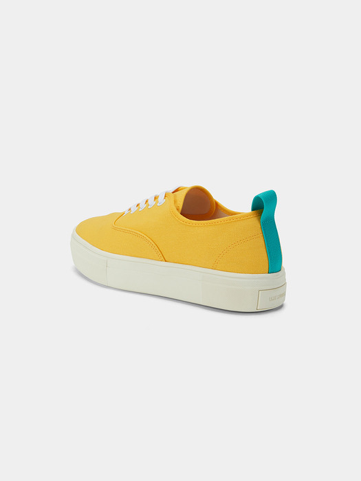 CANVAS LOW YELLOW SNEAKERS