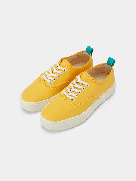CANVAS LOW YELLOW SNEAKERS