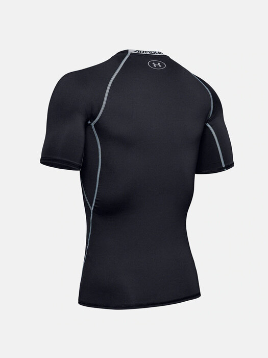 UA HeatGear® 아머 반팔 컴프레션 셔츠 BLACK