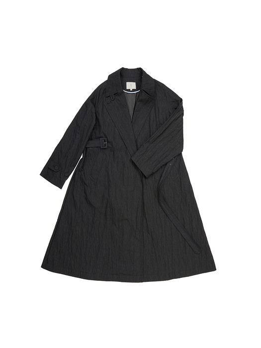 [N]SAMGAKJI Trench coat (Black jean)