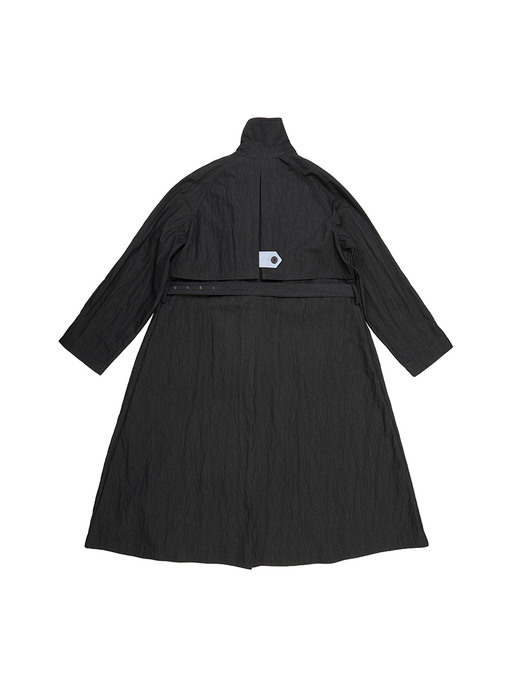 [N]SAMGAKJI Trench coat (Black jean)