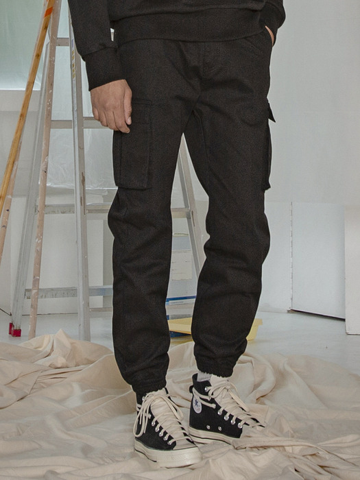 VP-616 M.I.L CARGO JOGGER PANTS_Black