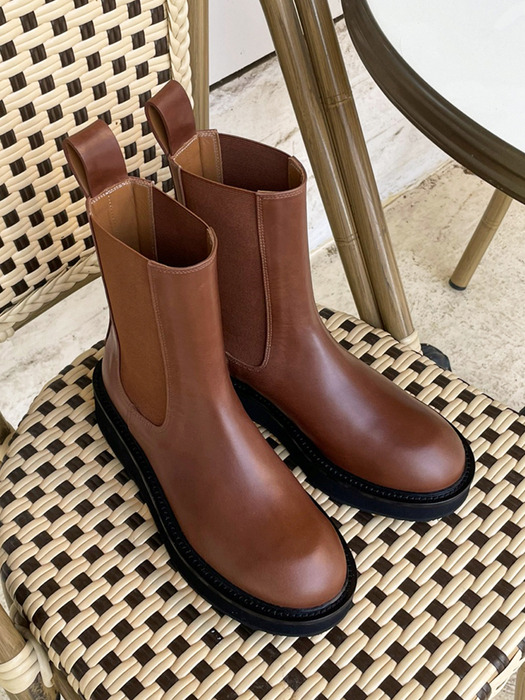 IS_201157 Platform Chelsea Boots (4COLORS)