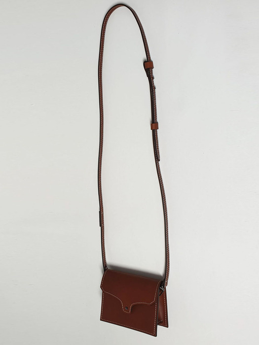 Leather Mini Bag  M / Brown