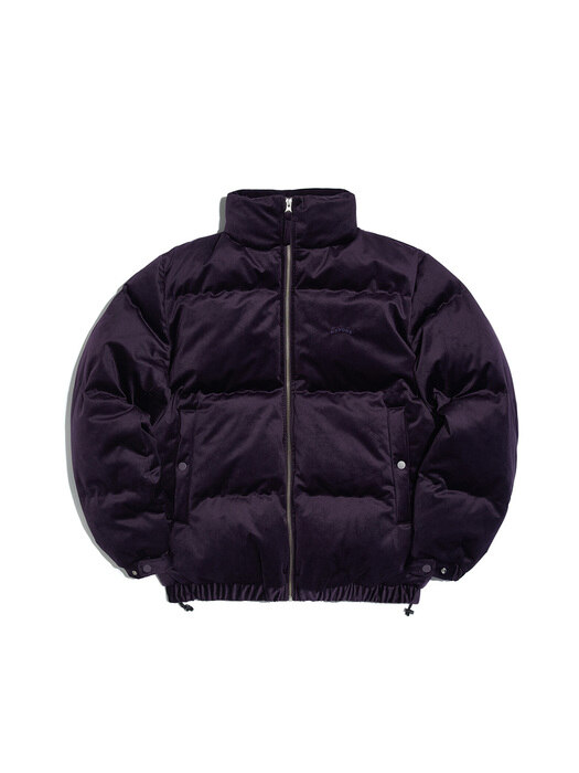 WKNDRS위캔더스]VELVET DOWN JACKET (PURPLE)