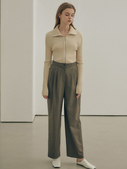Three-tucked Wide Trousers SW1SL132-B8