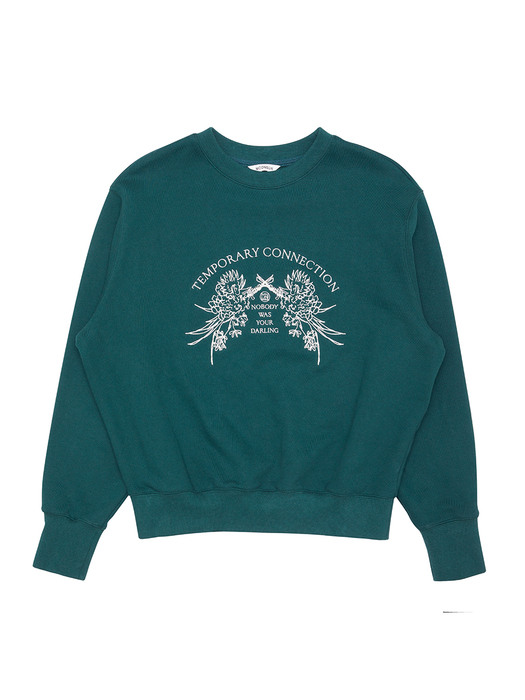 [EXCLUSIVE] Bouquet Sweatshirt / Dark Green