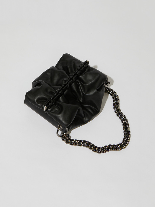 번백 Bun bag S lambskin - black 10도