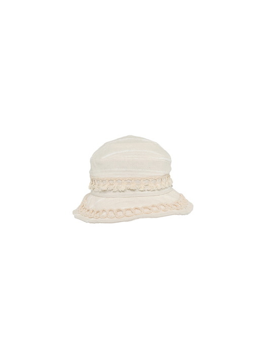 Lace embroidery hat