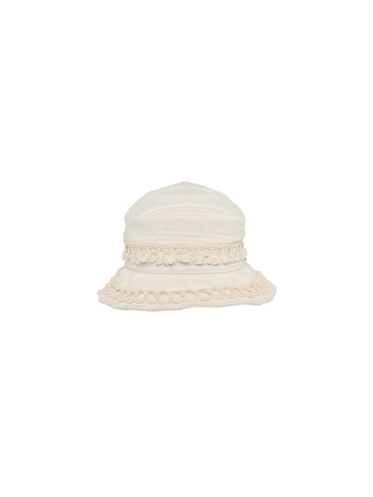 Lace embroidery hat