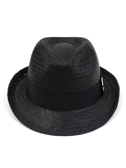 BU Summer Black Short Fedora 여름페도라