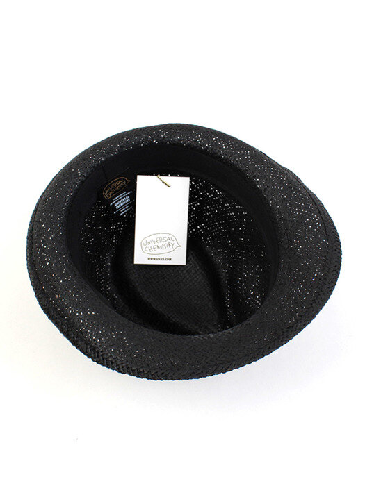 BU Summer Black Short Fedora 여름페도라