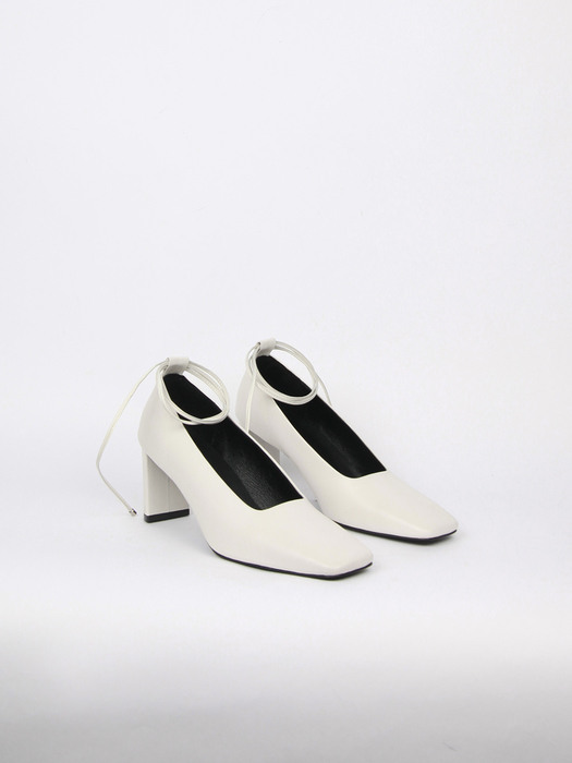 Olivia Pumps Leather Off-White