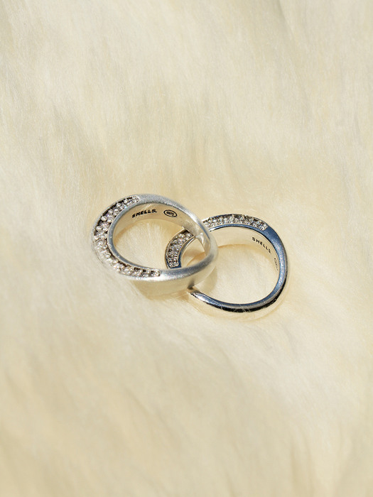 Curve ring(silver)