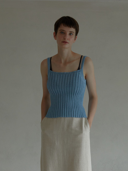 PAPER SUMMER TOP (LIGHT BLUE)