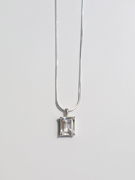 Classic Topaz Necklace (925 silver)