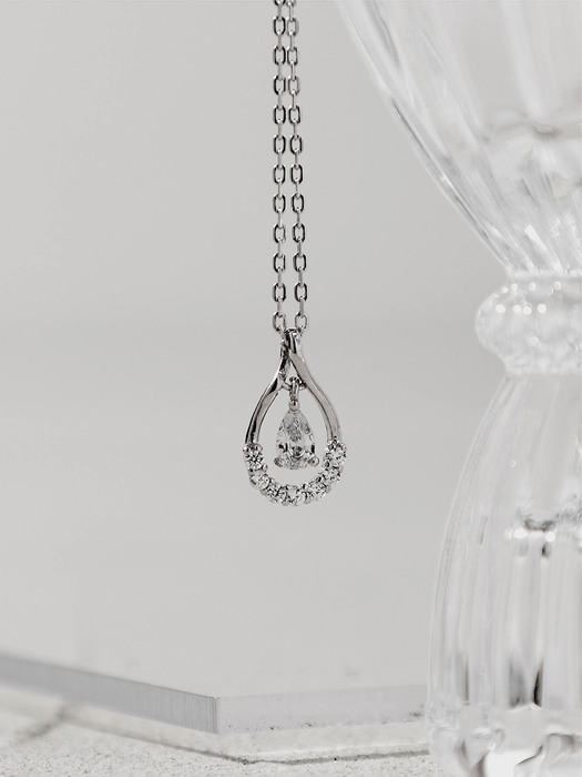 [Silver925] Prague Water drop Necklace