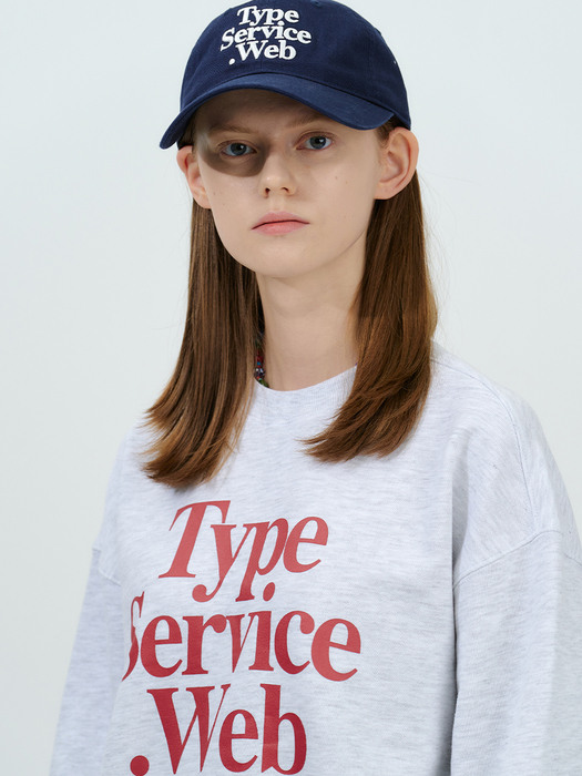 Typeservice Web Sweatshirt [Melange Gray]