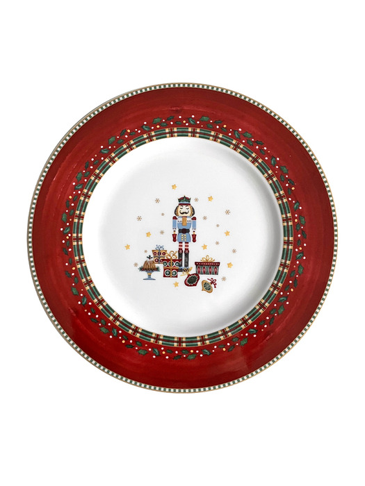 [크리스마스] 넛크래커 8인치 접시