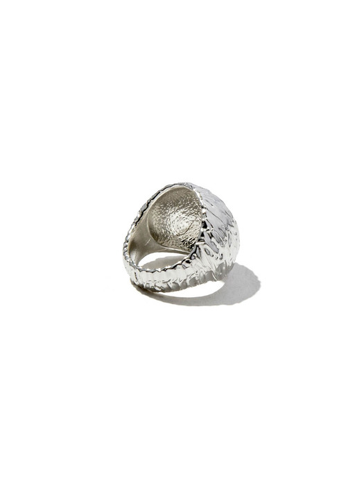 Wave dome ring Silver