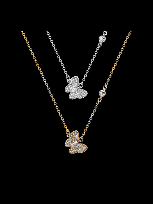 [Silver925] Hofburg Butterfly Necklace (#silver#gold)