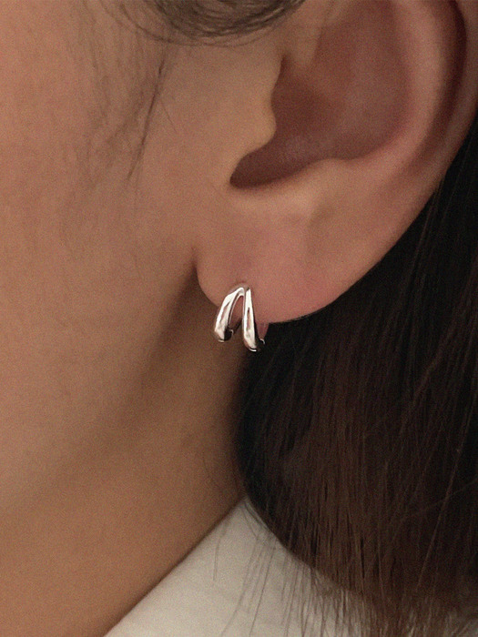 silver925 name earring