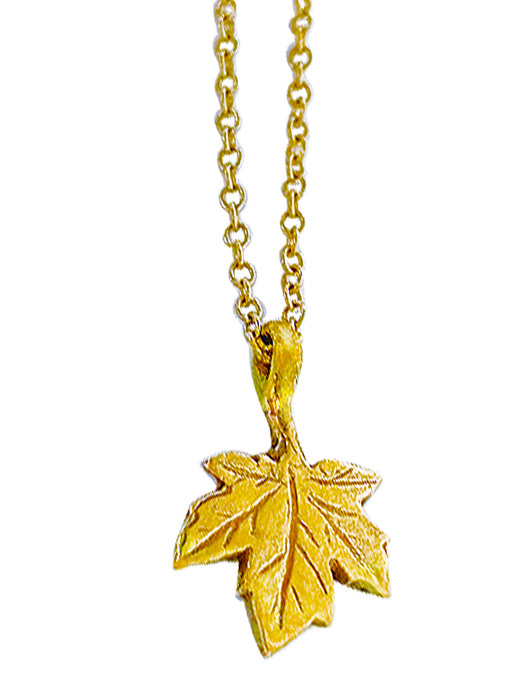 Golden maple leaf (14k,18kgold)
