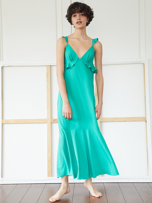 Green Long Slip 그린 롱 슬립