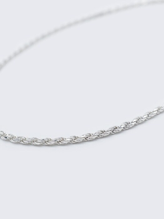 Bono twist silver chain Necklace 보노 볼드 꼬임 체인 실버 925 목걸이