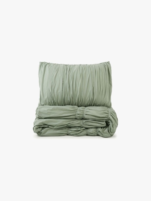 Big waves duvet cover - mint