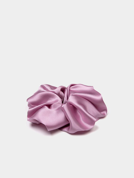 Silk Scrunchie (M) - Lavender