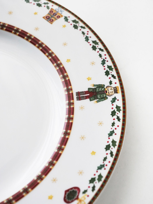 [크리스마스] 넛크래커 10인치 접시