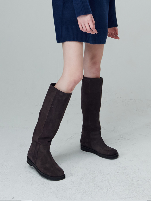 Bony long boots(Brown)
