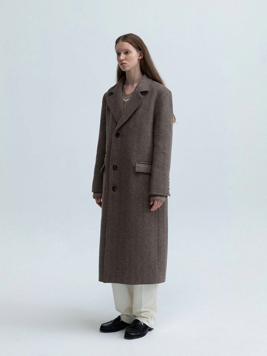2way rapel wool coat (brown)