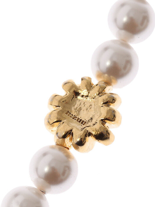 FW MIMI Metal Dandelion Pearl Necklace