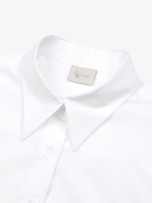 Lossy Symbol Accent Shirt White