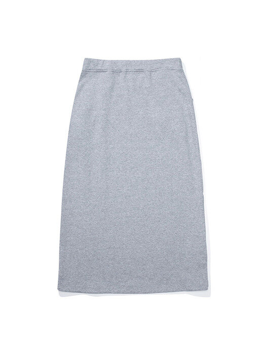 1754 CROWN TERRY LONG SKIRT M그레이