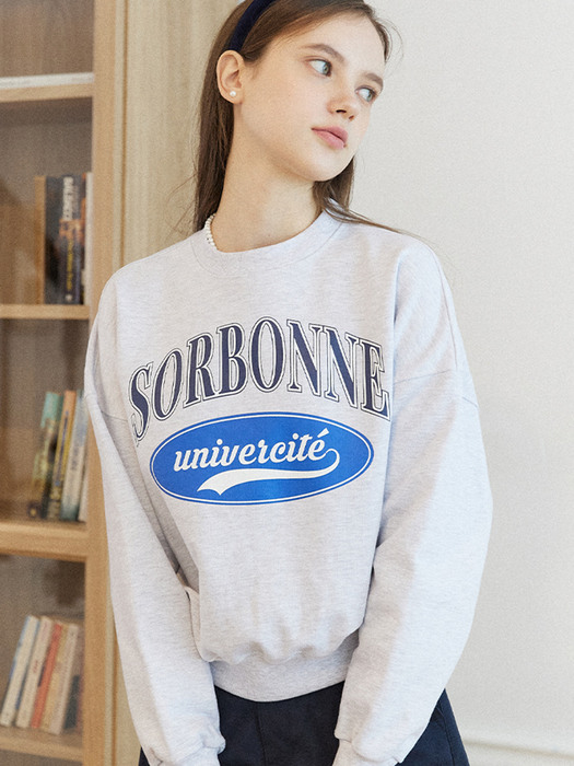 Sorbonne Sweatshirt - Light Grey