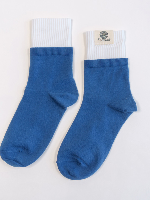 [선물포장]layered socks 2colors