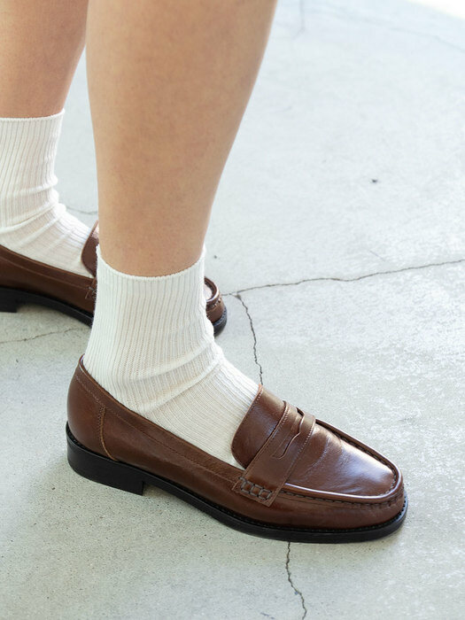 Penny loafers / brown [N-267/BR]